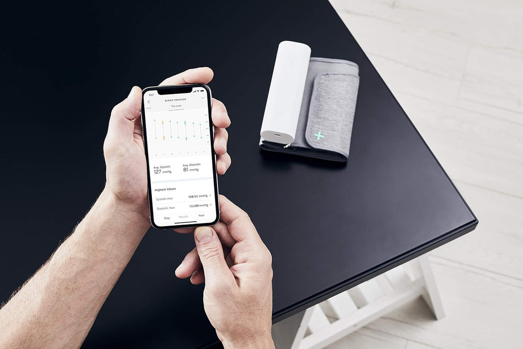 Withings BPM Connect, Wi-Fi Smart Blood Pressure Monitor: Medically Accurate, FSA/HSA Eligible, Connects Easily to app for iOS & Android, Grey