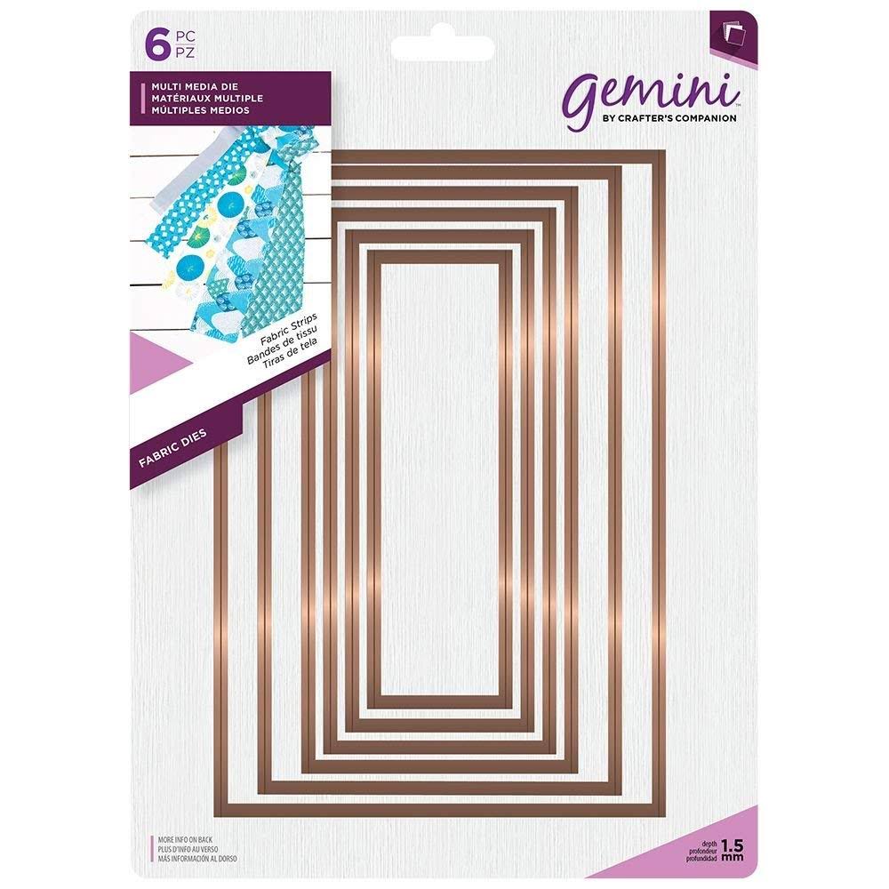 Crafter&s Companion GEMMDMM7 Strips Gemini Patchwork Fabric Dies