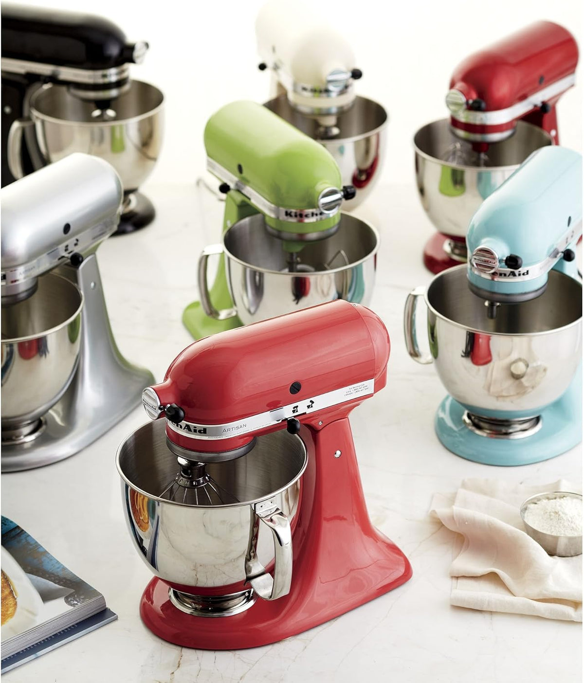 KitchenAid Artisan Series 5 Quart Tilt Head Stand Mixer with Pouring Shield KSM150PS, Cast Iron