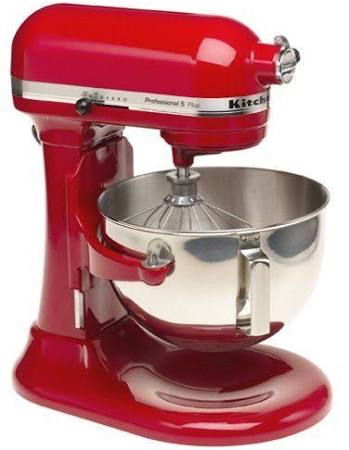 KitchenAid KV25GOXER Professional 5 Plus 5-Quart Stand Mixer, Empire Red