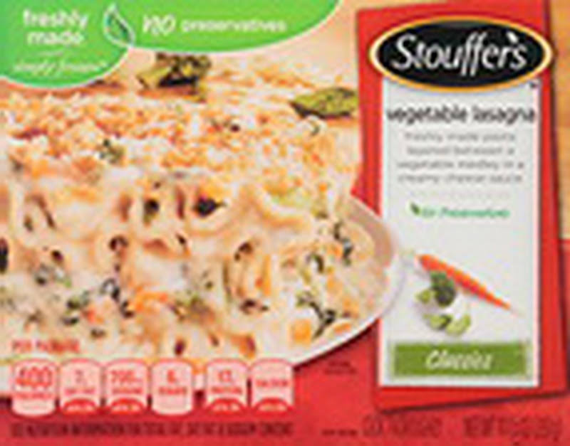 Stouffer's Vegetable Lasagna Meal 10.5 oz, Pack of 12