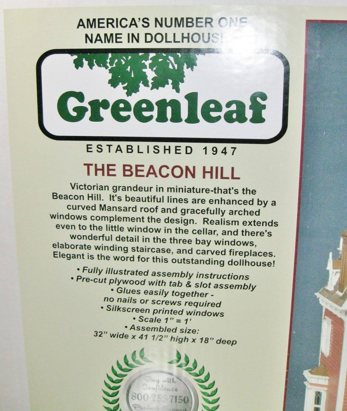 Greenleaf - The Beacon Hill Dollhouse Kit