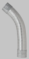 Metal-Fab MDWF0302 B-FLEX Double-Wall Flexible Type B Vent Pipe Length - 3 inch Diameter x 2 Foot