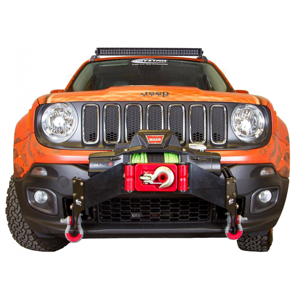 Daystar KJ50004BK Jeep Renegade Trailhawk Winch Bumper