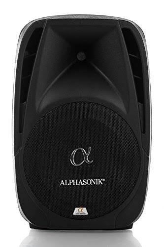 Pair Alphasonik All-in-One 12x22 Powered 1500W Pro DJ Amplified Loud Speakers with Bluetooth USB SD Card Aux MP3 FM Radio PA Sys