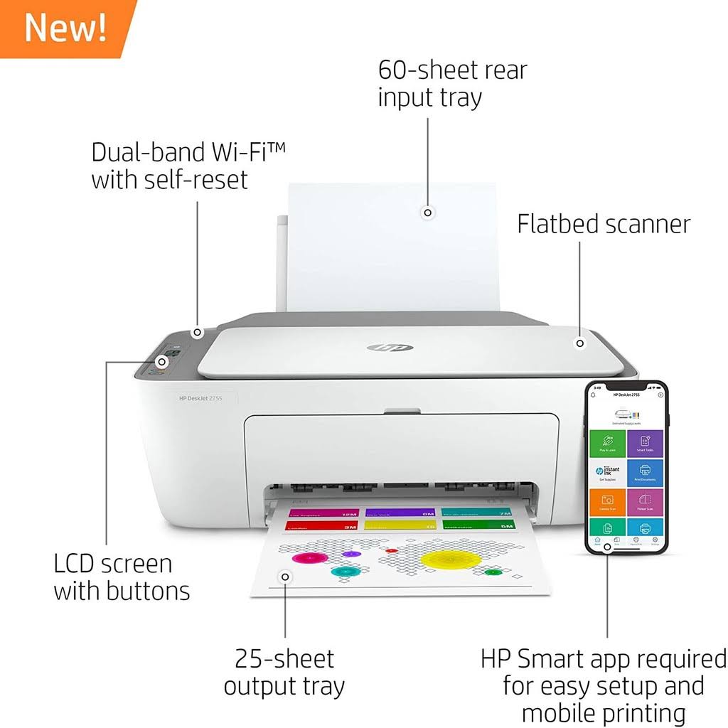 HP Deskjet 2755 All-in-One Printer