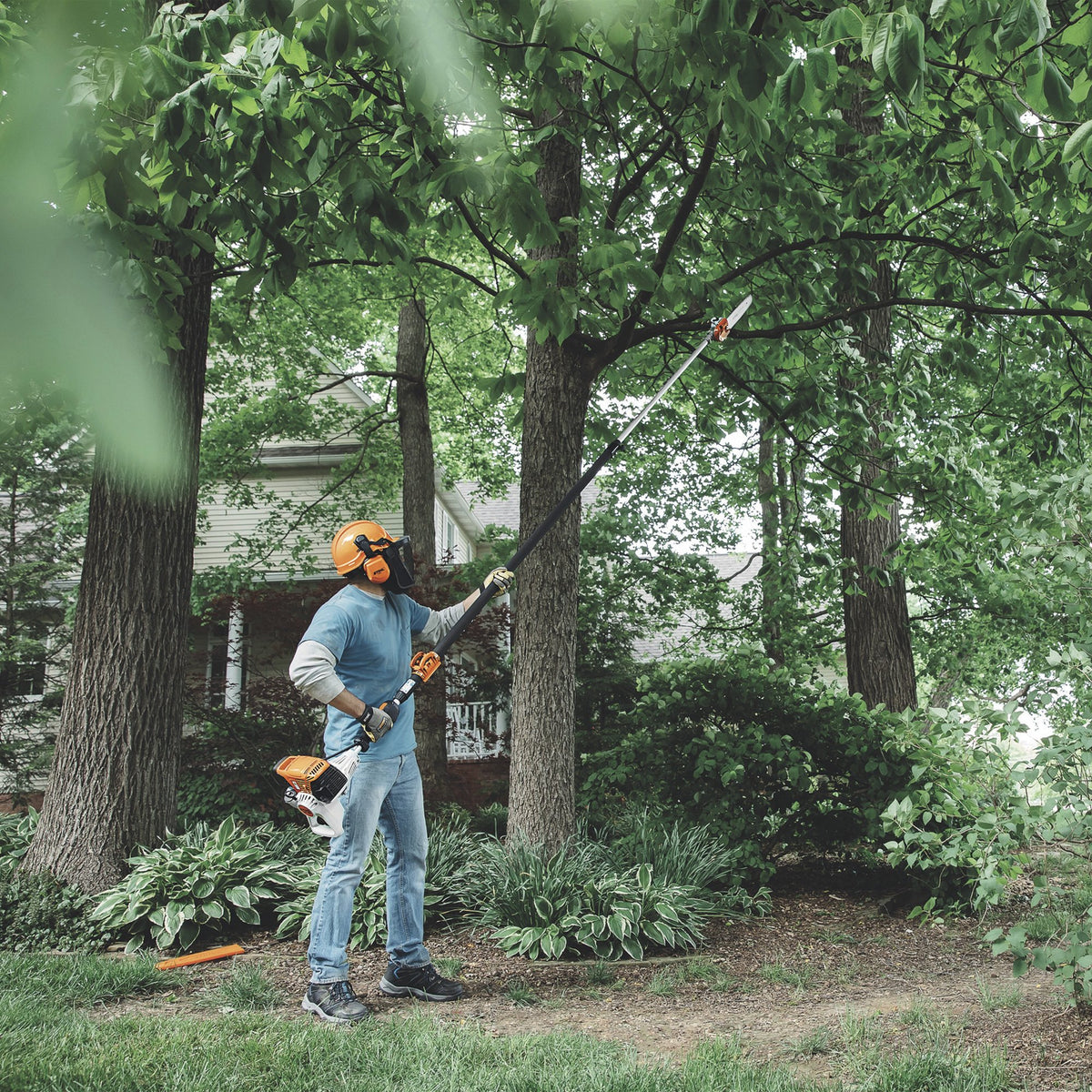 Stihl HT Series Gas-Powered Telescoping Pole Saw ?? 36.3cc, 14in. Bar, Model# HT131
