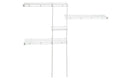Closetmaid 1628 5ft. to 8 ft. Closet Organizer Kit White