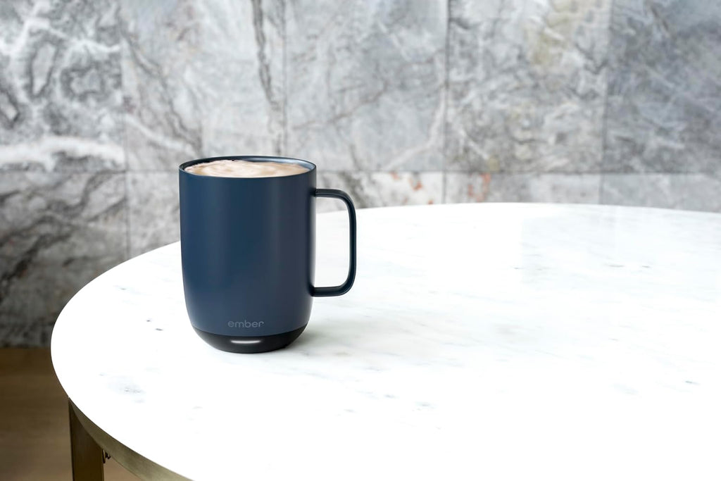 Ember Temperature Control Smart Mug 2, 14 Oz, App-Controlled Heated Coffee Mug with 80 Min Battery Life and Improved Design, White