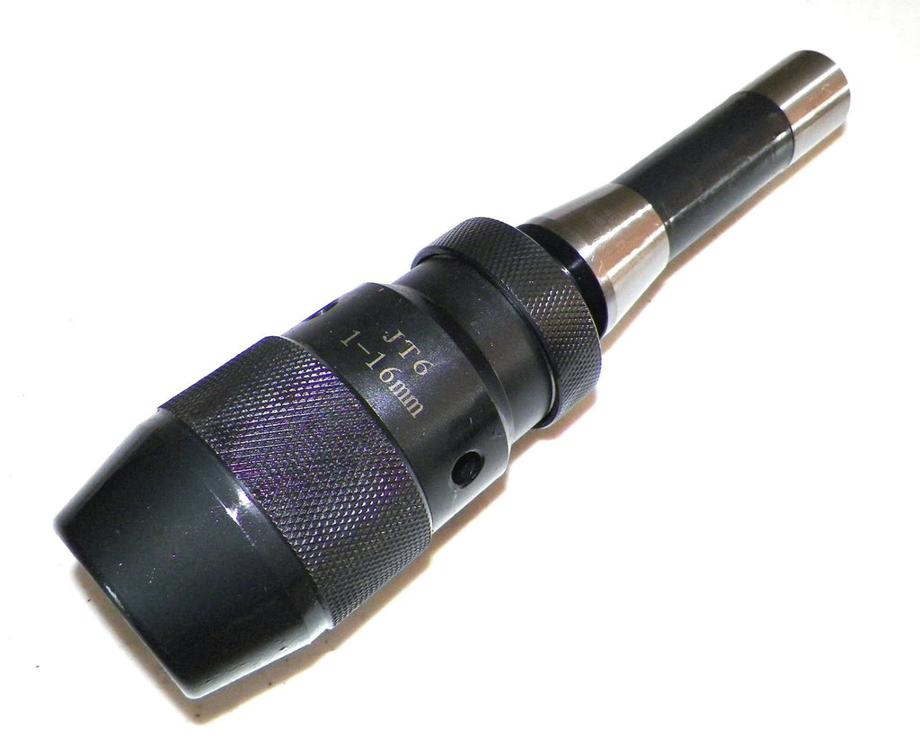 Keyless 1/32- 5/8 Drill Chuck with R8 Shank Adapter (Bridgeport Type Shank)