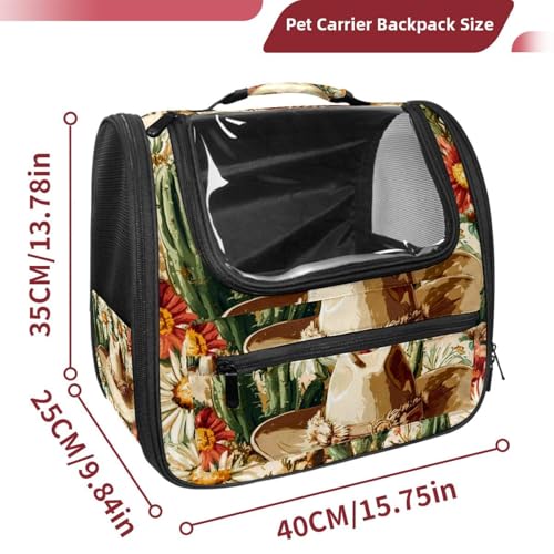 Halloween Pet Carrier Airline Approved Pet Carrier Bag Dog Carrier for Small Medium Cats Dogs Puppies Kitten
