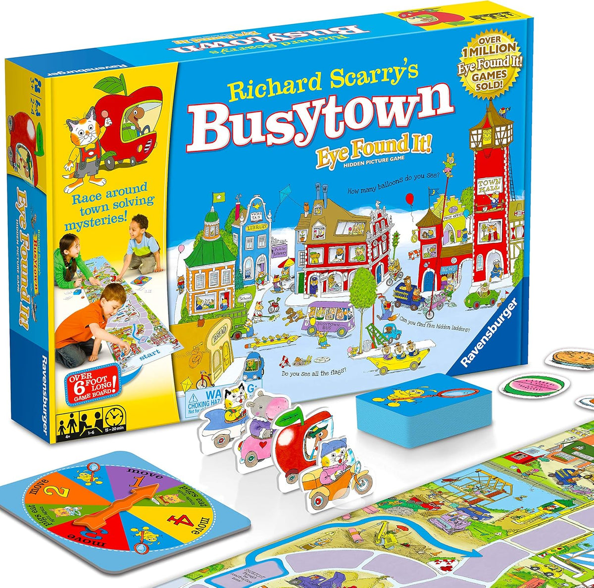 Wonder Forge Richard Scarry's Busytown, Eye Found It Toddler Toy and Game for Boys and Girls Age 3 and Up - A Fun Preschool Board Game,Multi-colored