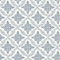 Chesapeake Wynonna Navy Geometric Floral Wallpaper