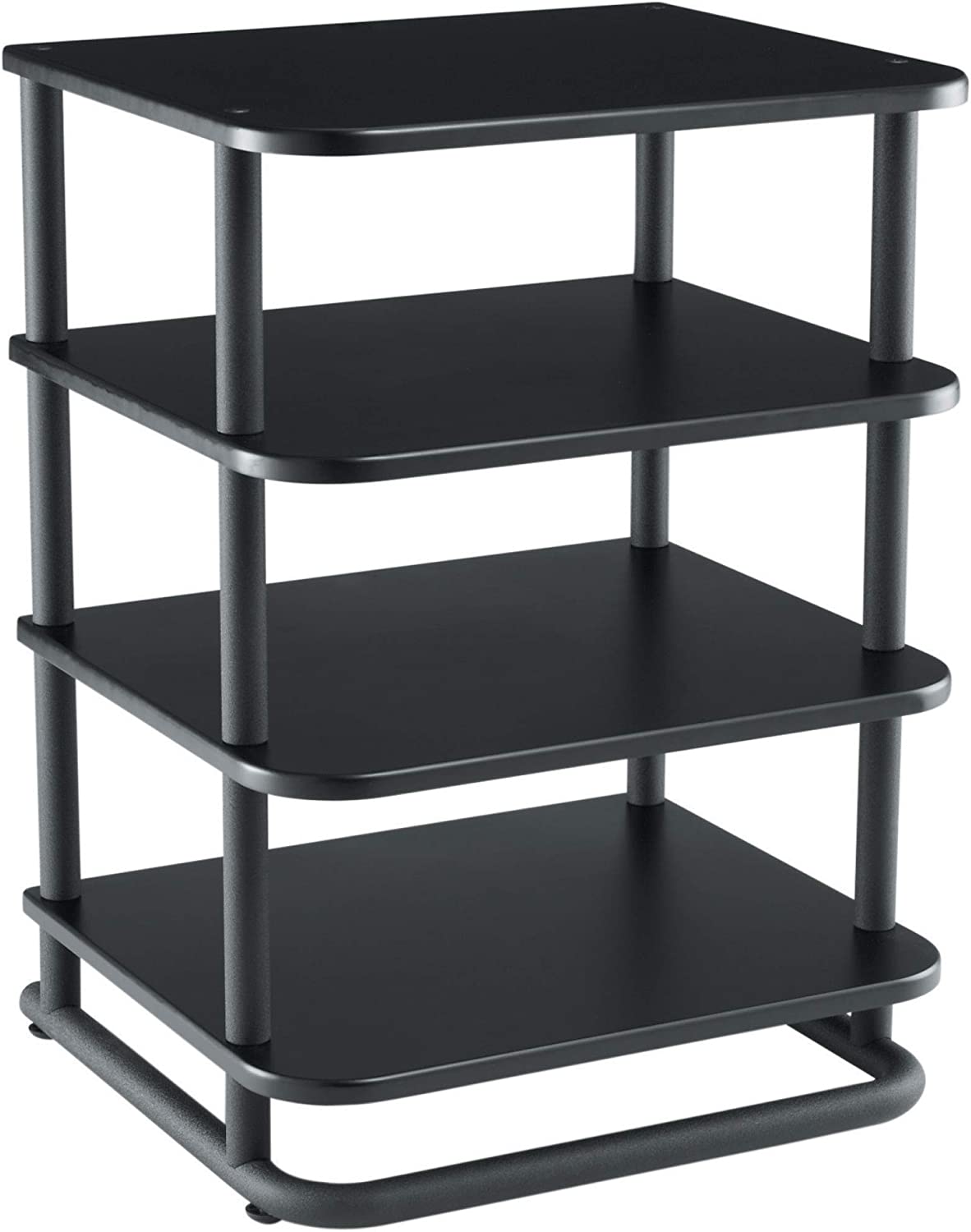 Sanus AV Media Stand with Built-in Cable Mangement & Adjustable Feet - Heavy Duty Design Holds 400lbs of Audio/Video Components - Features Simple 15-Minute Install & Includes All Hardware