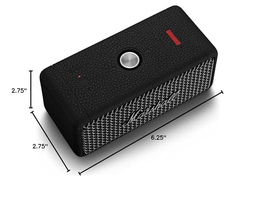 Marshall Emberton II Portable Bluetooth Speaker, Black & Brass