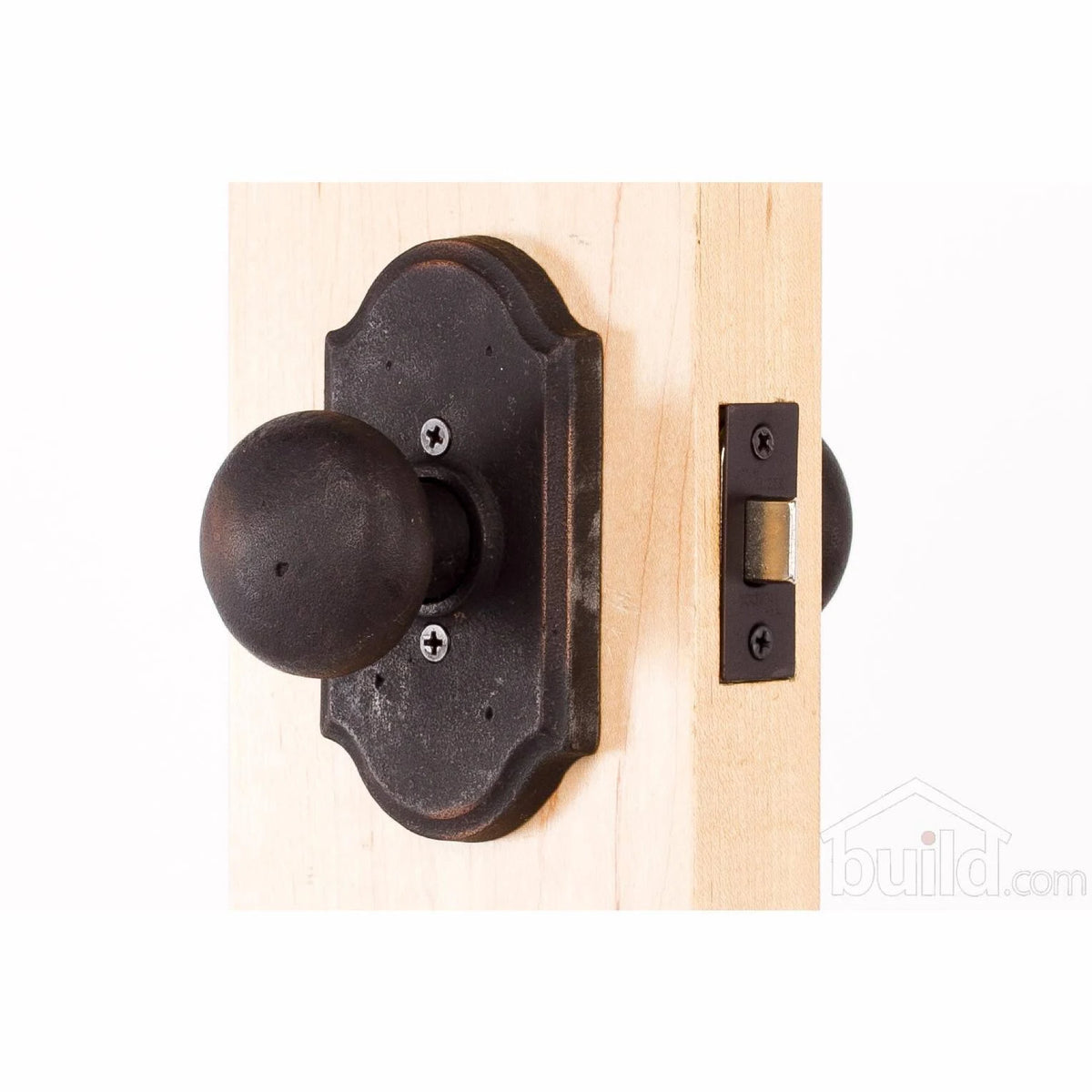 Weslock Wexford Privacy Door Knob with Premiere Rose - Oil Rubbed Bronze - 07110F1F1SL20