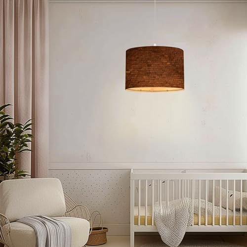 Plug in Pendant Light derelict couch Hanging Lamp with Plug in Clear Cord Linen Lampshade Dimmable Switch for Bedroom Living Room Light Fixtures