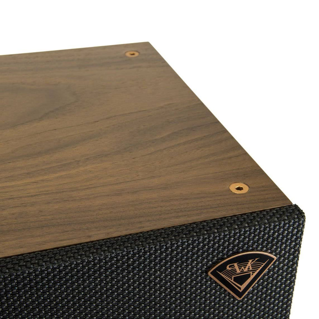 Klipsch The Sixes 2-way Table-top Heritage Wireless Series Speakers - 200W RMS - Pair - Wireless - Walnut