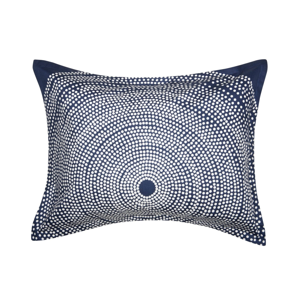 Marimekko 221439 Fokus Duvet Cover Set, Twin, Navy