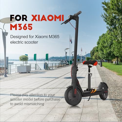 Gugxiom Electric Scooter Seat, Foldable and Adjustable Saddle Seat with Shock Absorption Foam Cushion Scooter Seat for Xiaomi M365