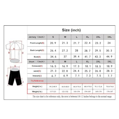 Men's Cycling Jersey Set Shirt & 20D GEL Bib Shorts Summer Mountain Bike Suit Road Bicycle Team Racing Uniform Clothes