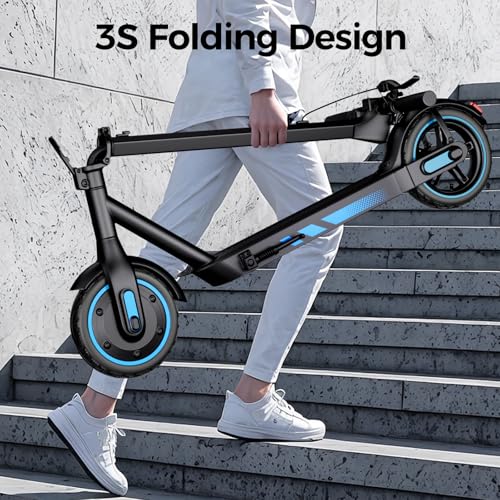 Electric Scooter for Adults, 19/25 Mph Max Speed, 21/25/35 Miles Range,350/500/600W APP Control E-Scooter with 8.5/10 Inflatable tire, Foldable Escooter with App Control, UL 2272 Certified