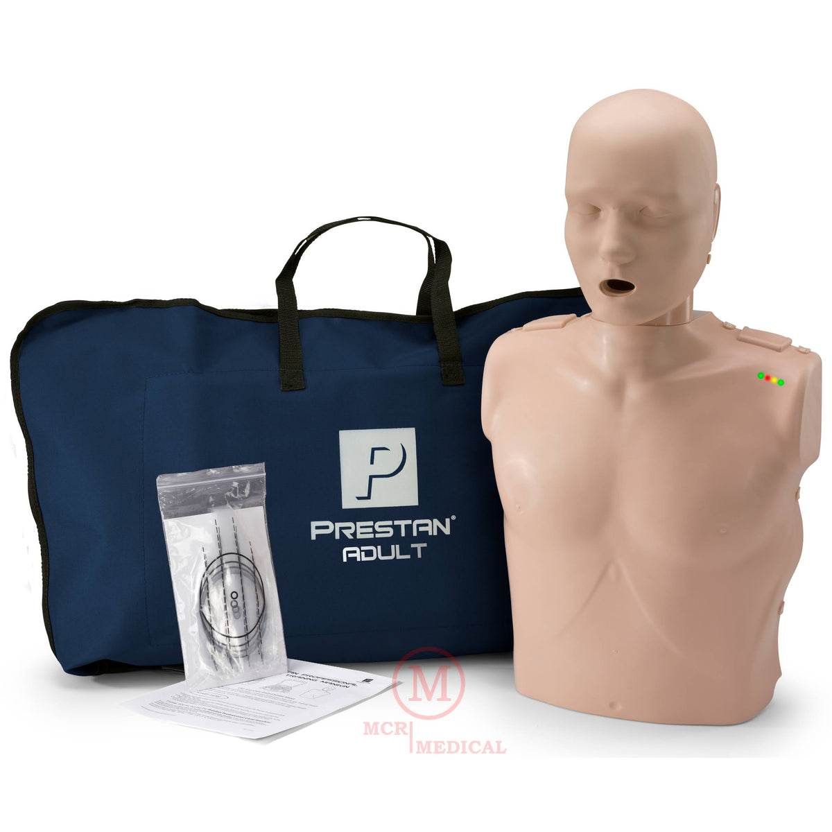 Adult and Infant CPR Manikin Kit with feedback, Prestan UltraTrainer, and MCR Accessories