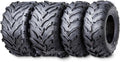 Set 4 Road Guider ATV/UTV Tires 22x7-11 Front & 22x10-9 Rear /6PR 20mm Deep Tread Honda Recon 250 Suzuki Ozark 250