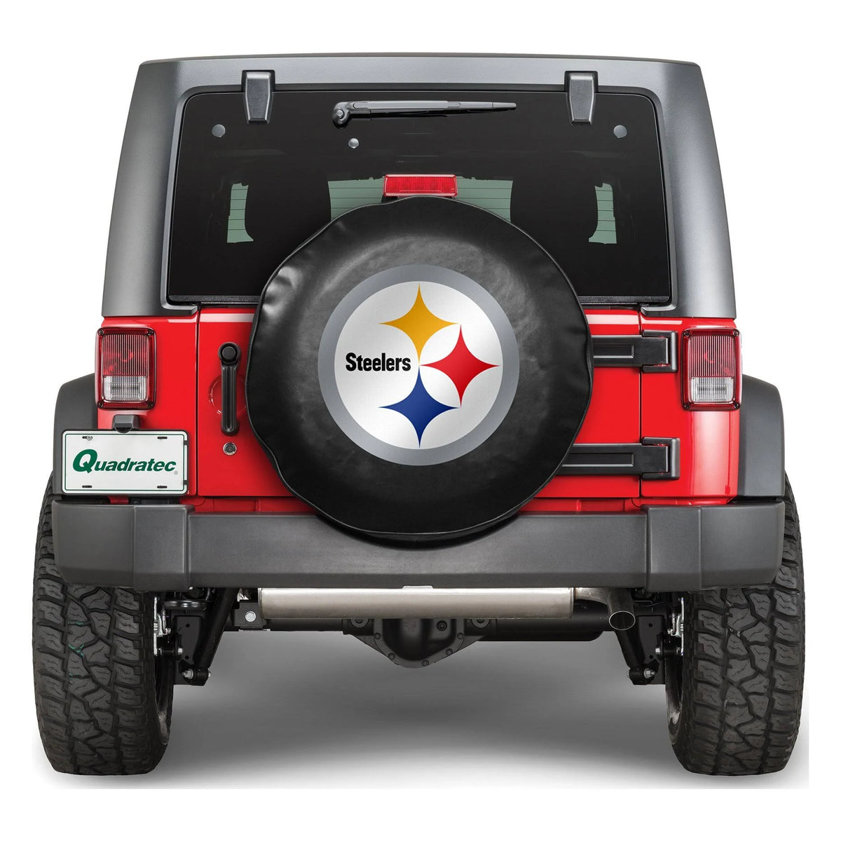Pittsburgh Steelers Black Logo Tire Cover - Standard Size