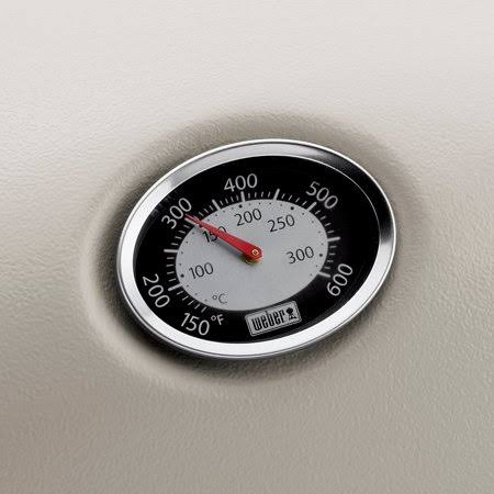 Weber Q-3200 Natural Gas Grill - Titanium/Beige
