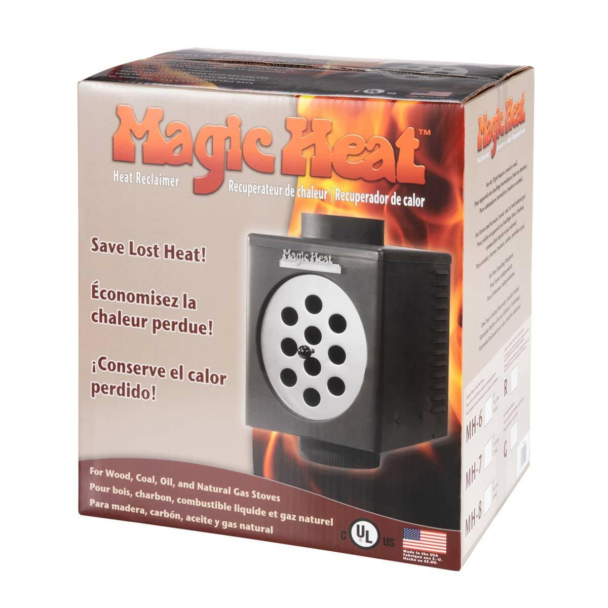 Magic Heat Top Crimp Heat Reclaimer, 6-Inch (Oil / Coal)