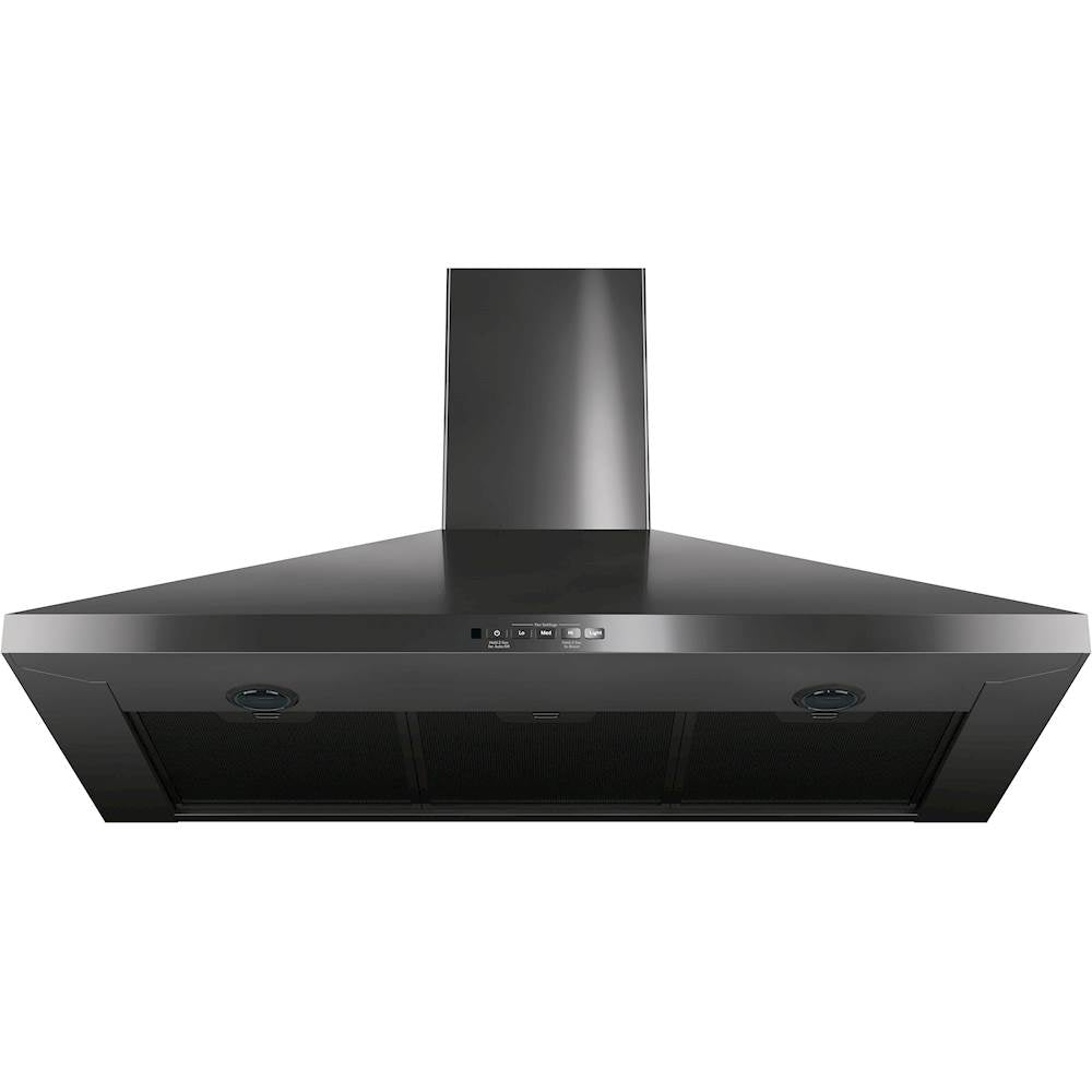 GE - 36 Convertible Range Hood - Black stainless steel