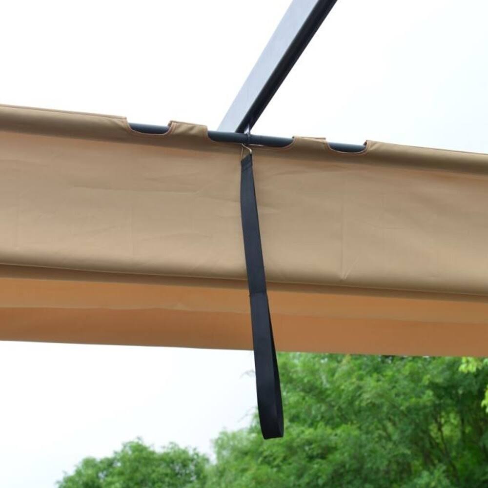 Aleko Fabric Replacement Pergola Canopy - 9 x 9 Feet - Sand