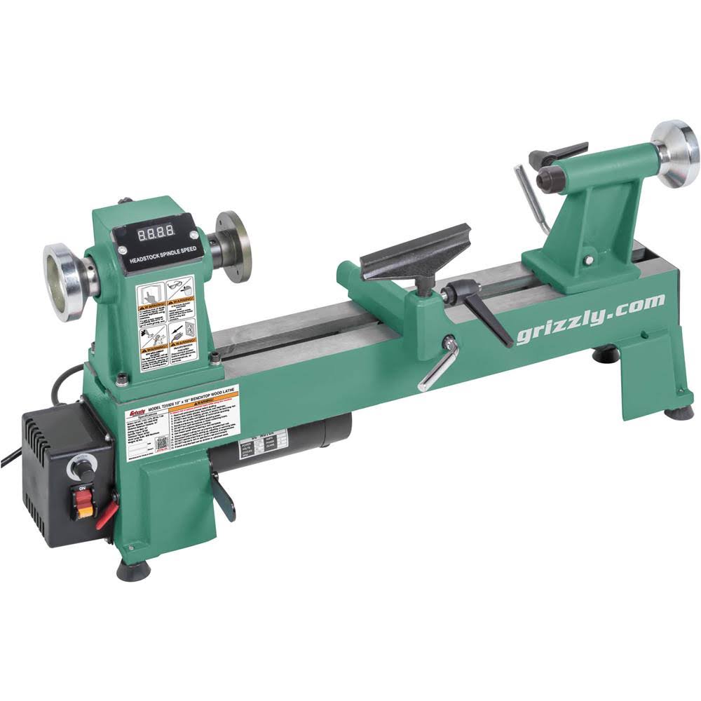 Grizzly T25926 Variable-Speed Wood Lathe, 10 x 18x22