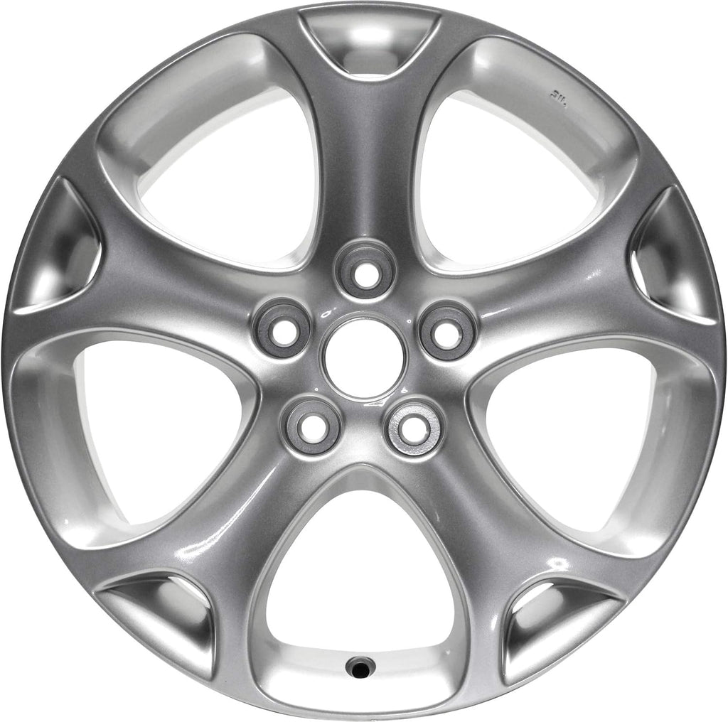 Partsynergy Replacement For New Replica Aluminum Alloy Wheel Rim 17 Inch Fits 2018-2010 Mazda 5 5 Lug 114.3mm 5 Spokes