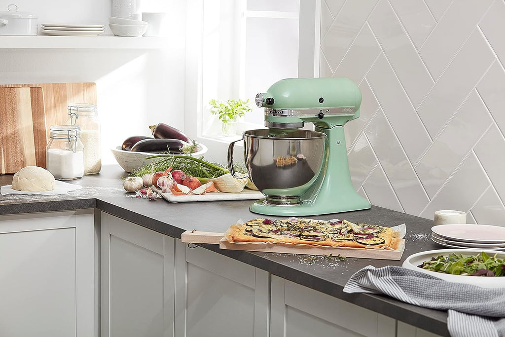 KitchenAid Artisan Series 5 Quart Tilt Head Stand Mixer with Pouring Shield KSM150PS, Cast Iron