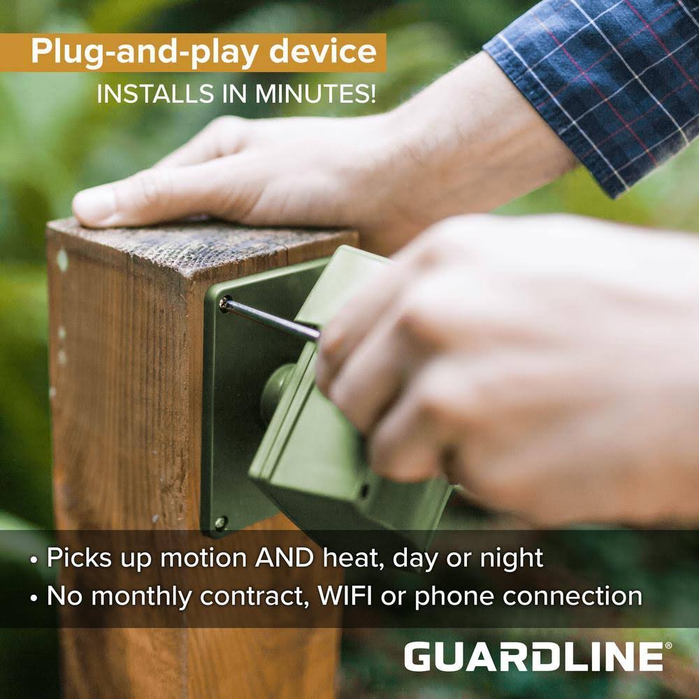 Guardline 500 ft. Long Range Driveway Alarm - Top Rated Wireless Outdoor Motion Detector and Sensor DIY Alert System