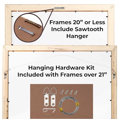40x20 Contemporary Black Wood Picture Panoramic Frame - Picture Frame Includes UV Acrylic, Foam Board Backing, & Hanging Hardware! Panoramic Poster Frame