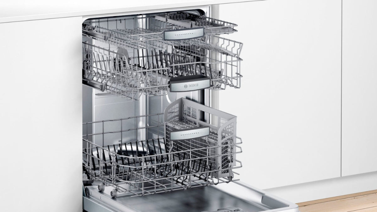 Bosch - 800 Series 24 Top Control Built-In Dishwasher with CrystalDry, Stainless Steel Tub, 3rd Rack, 40 dBa - Stainless steel