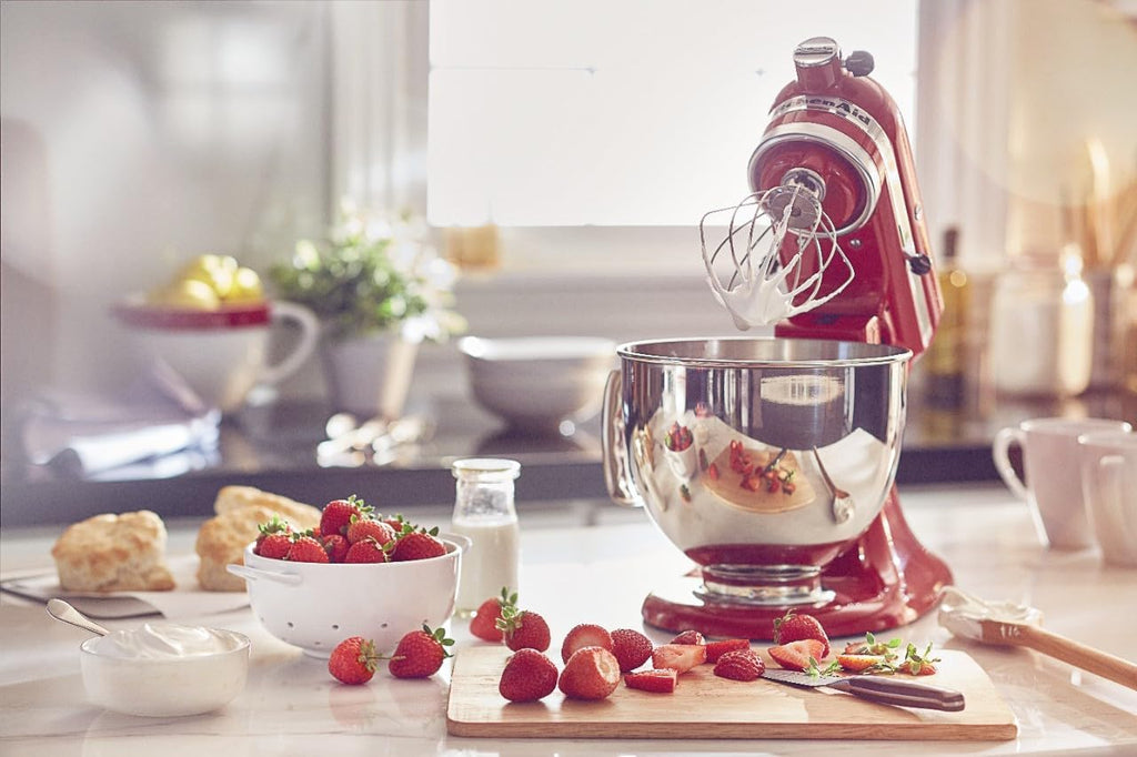 KitchenAid Artisan Series 5 Quart Tilt Head Stand Mixer with Pouring Shield KSM150PS, Cast Iron